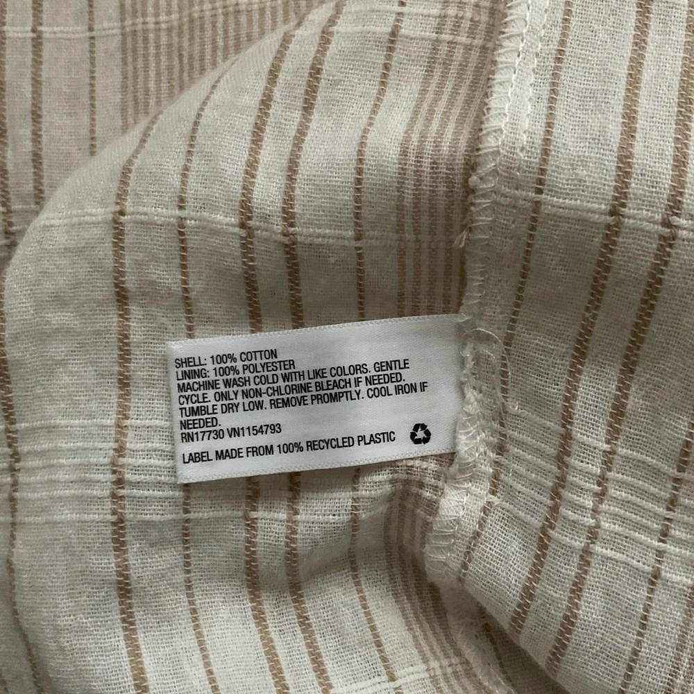 Knox Rose Stripe Maxi Dress Size Large New Tan - Picture 4 of 7